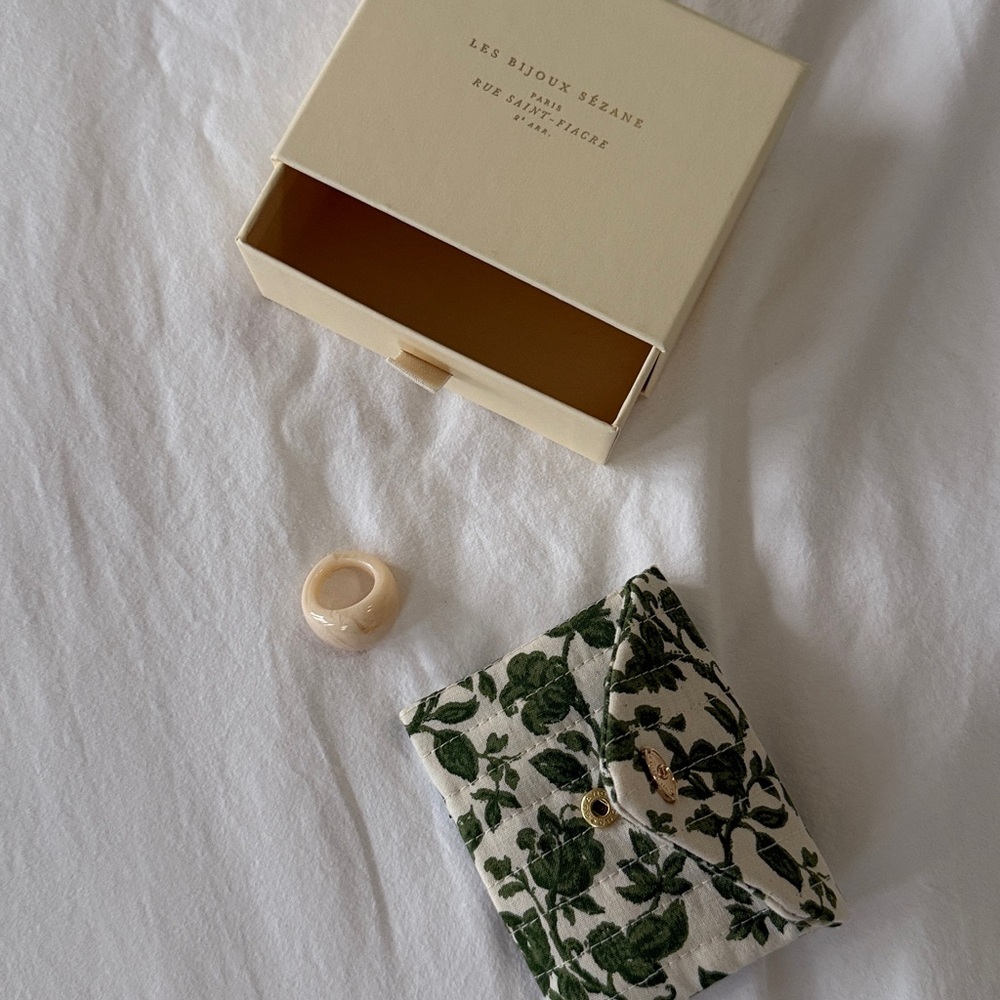 Sezane Iris Ring Ecru - Size S